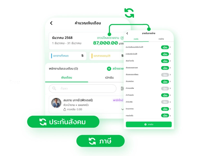 feature payrol management