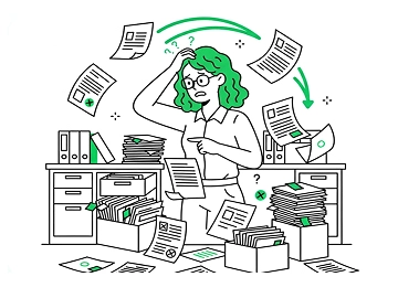 เอกสารลาของพนักงาน ไม่เคยอยู่เป็นที่ หายาก ค้นลำบาก